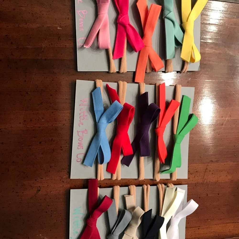 Bias tape bows! Handmade! Have other‎ colors!